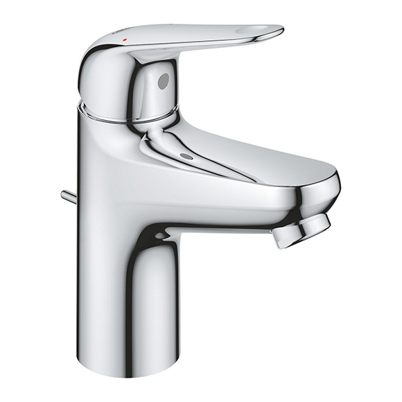 GROHE Смесител за умивалник 1/2″, едноръкохватков, M-размер с изпразнител