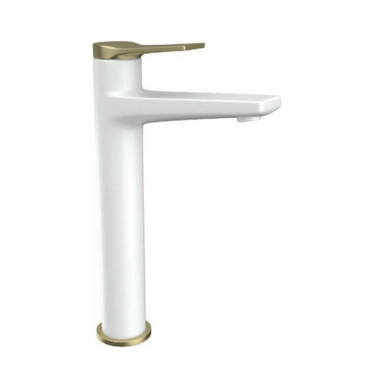 KARAG WNW168B73PH-B смесител за умивалник висок бял от месинг
