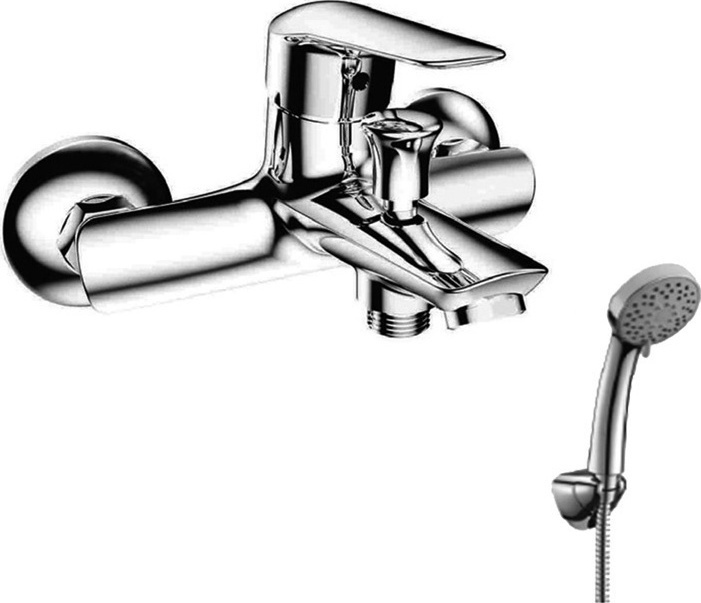 KARAG AZ23362C Комплект смесител за вана или душ с ръчен душ