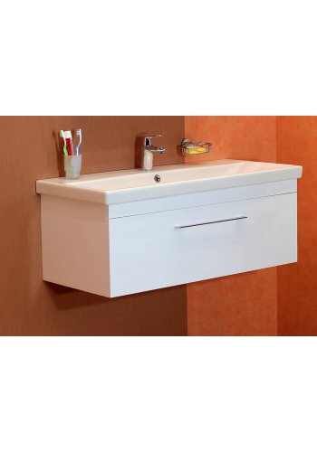 PVC Шкаф за баня Елит долен 100 см - Slimline, размер: дължина:100 височина:39,5 ширина:43 см.