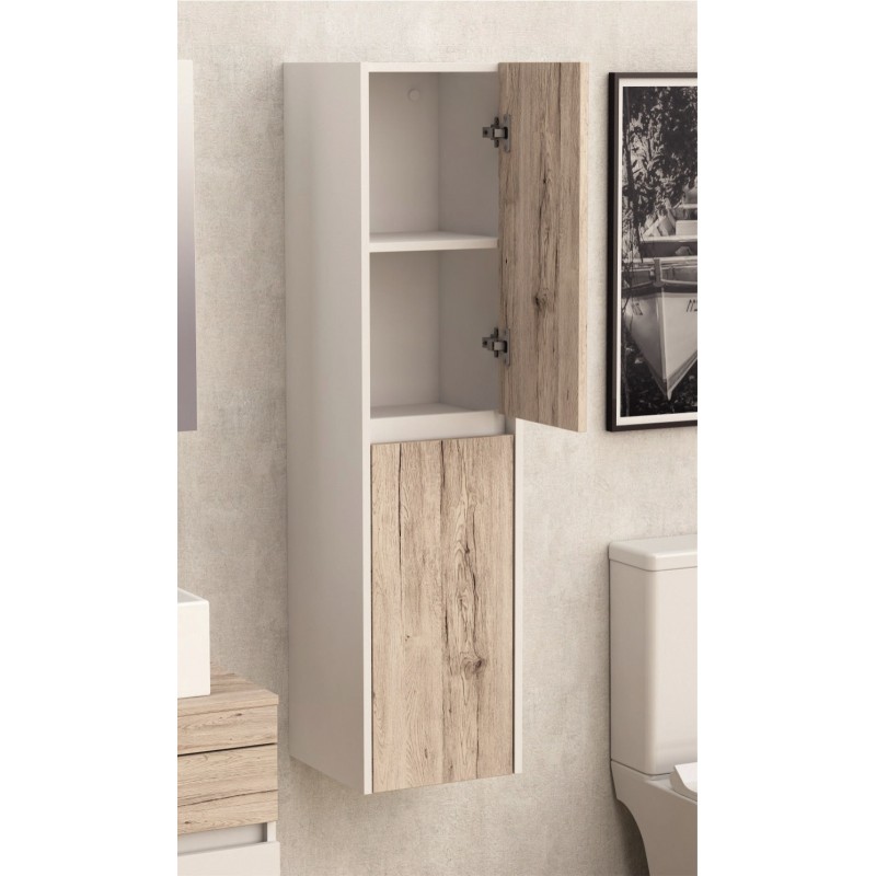 Колона за баня ш30/д30/в120см, plywood + меламиново покритие, Пантите са със 