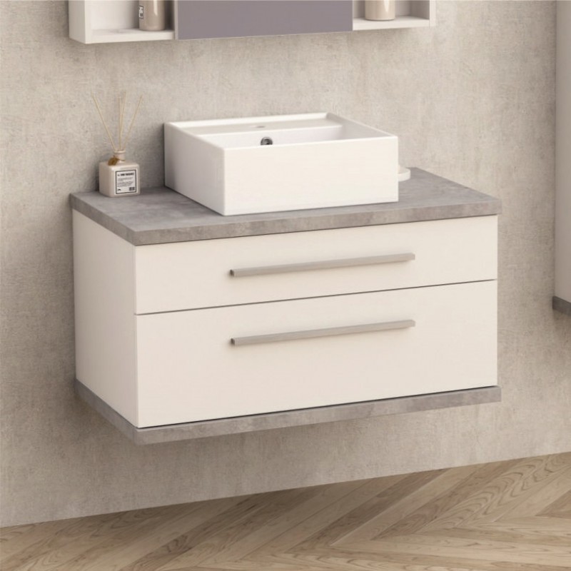 Шкаф за баня ш80/д46/в44см, Пантите са със 