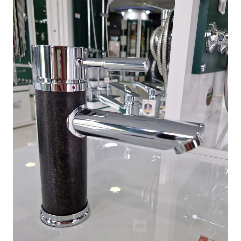 INTERCERAMIC Месингов смесител за умивалник син+хром