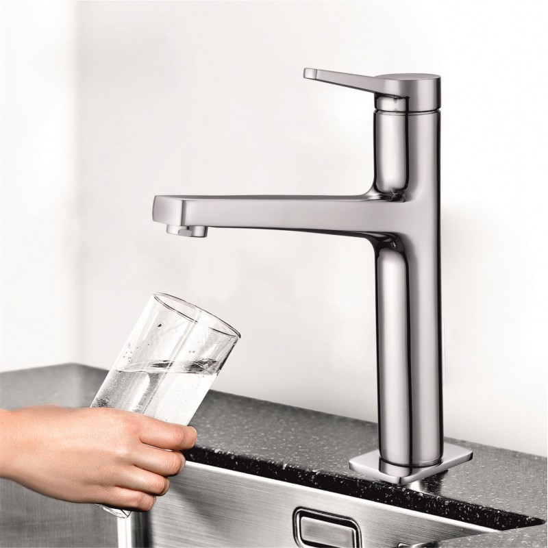 INTERCERAMIC Месингов смесител за умивалник хром