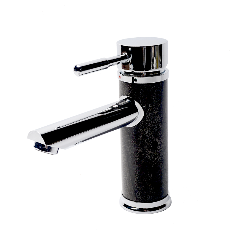 INTERCERAMIC Месингов смесител за умивалник син+хром